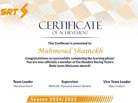 SRT Body Team Member